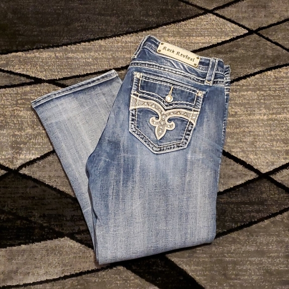 Rock Revival Denim - Rock revival Audrina curvy capri